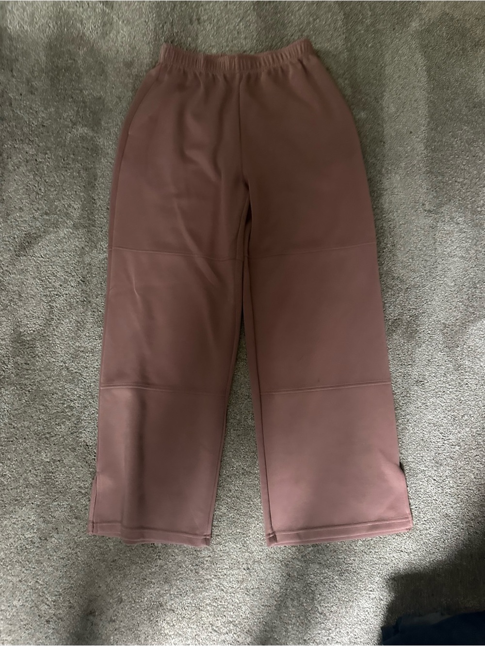 Amazon Women's Wide-Leg Lounge Pants in Mauve